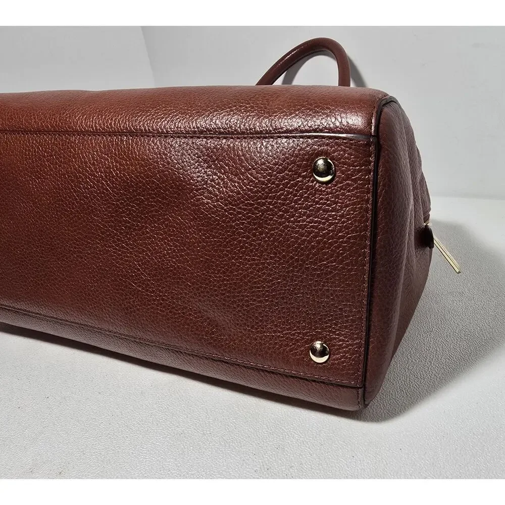 Michael Kors Satchel Doctor Style bag Purse Medium Brown